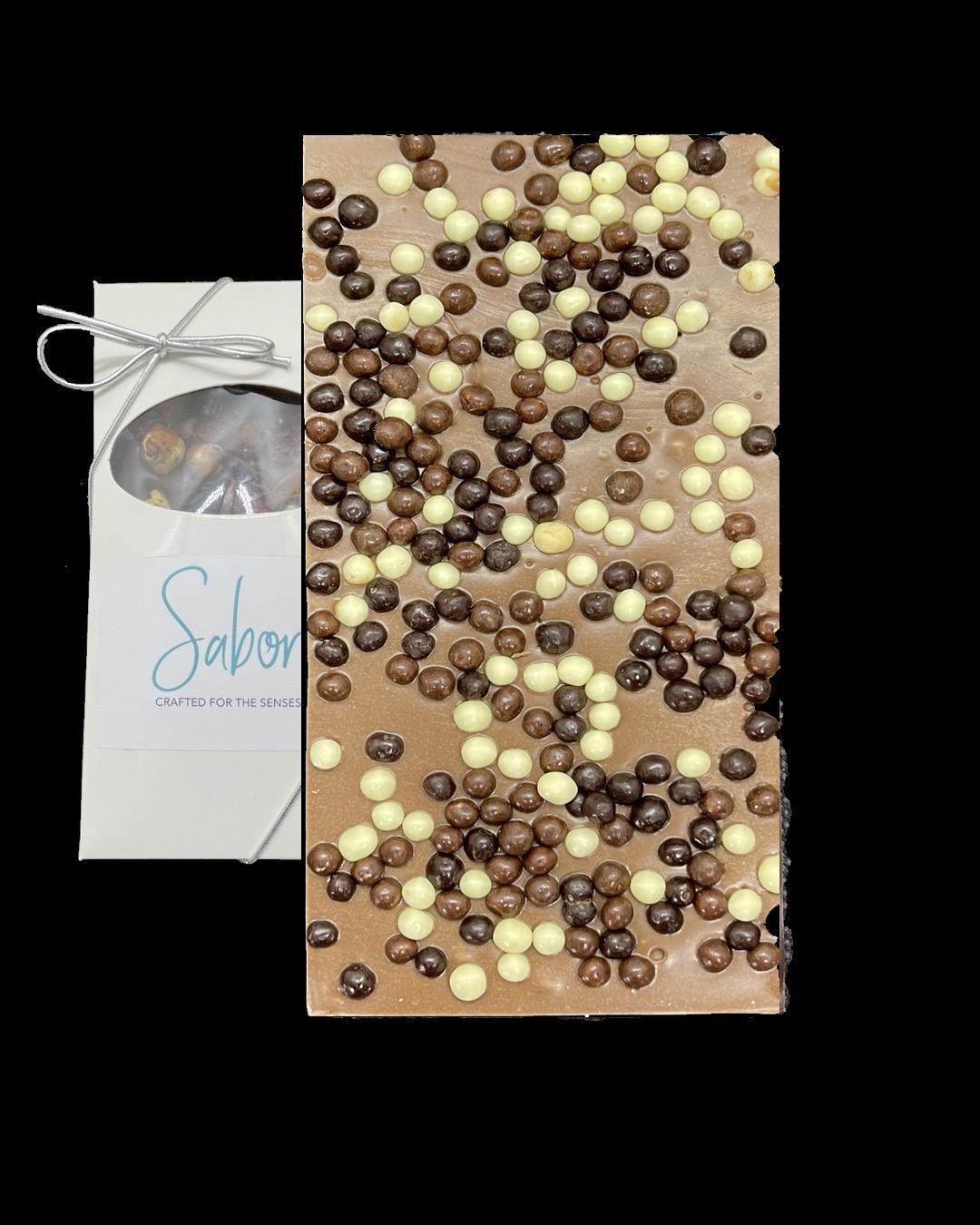 Sabor Chocolates - Mixed Crisp Pearls Bar